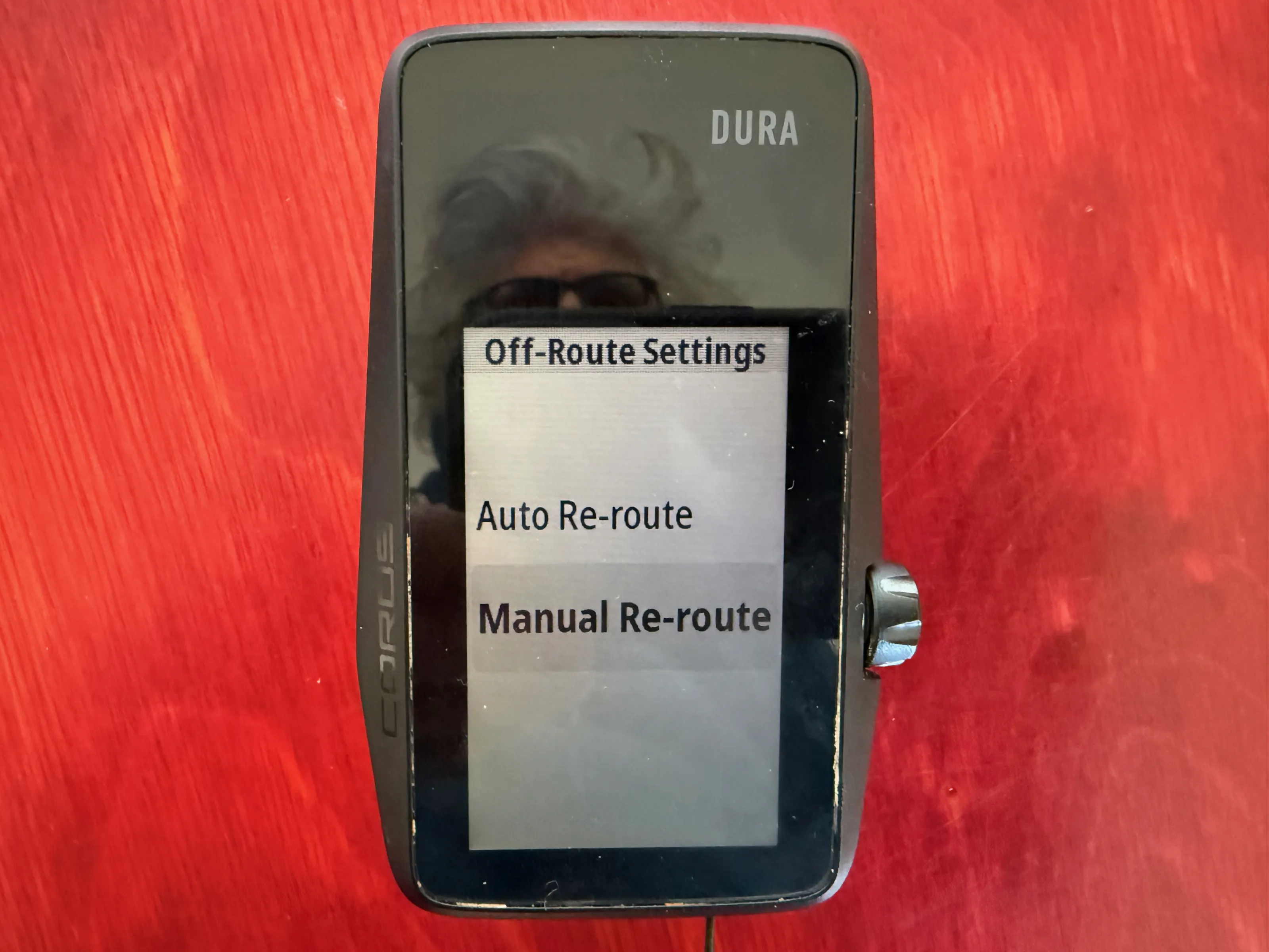 Re-route mode