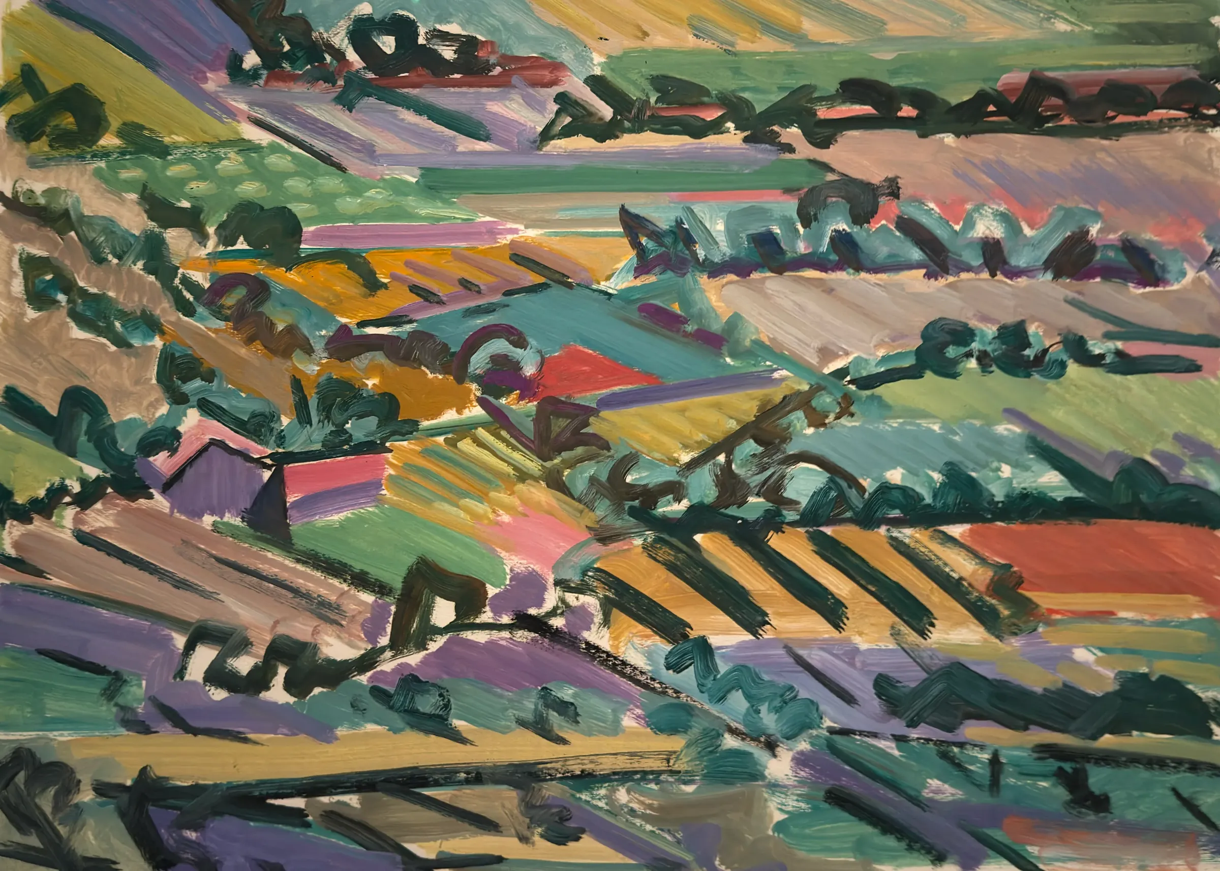 Paysage du Lot-et-Garonne, Henriette Bounin