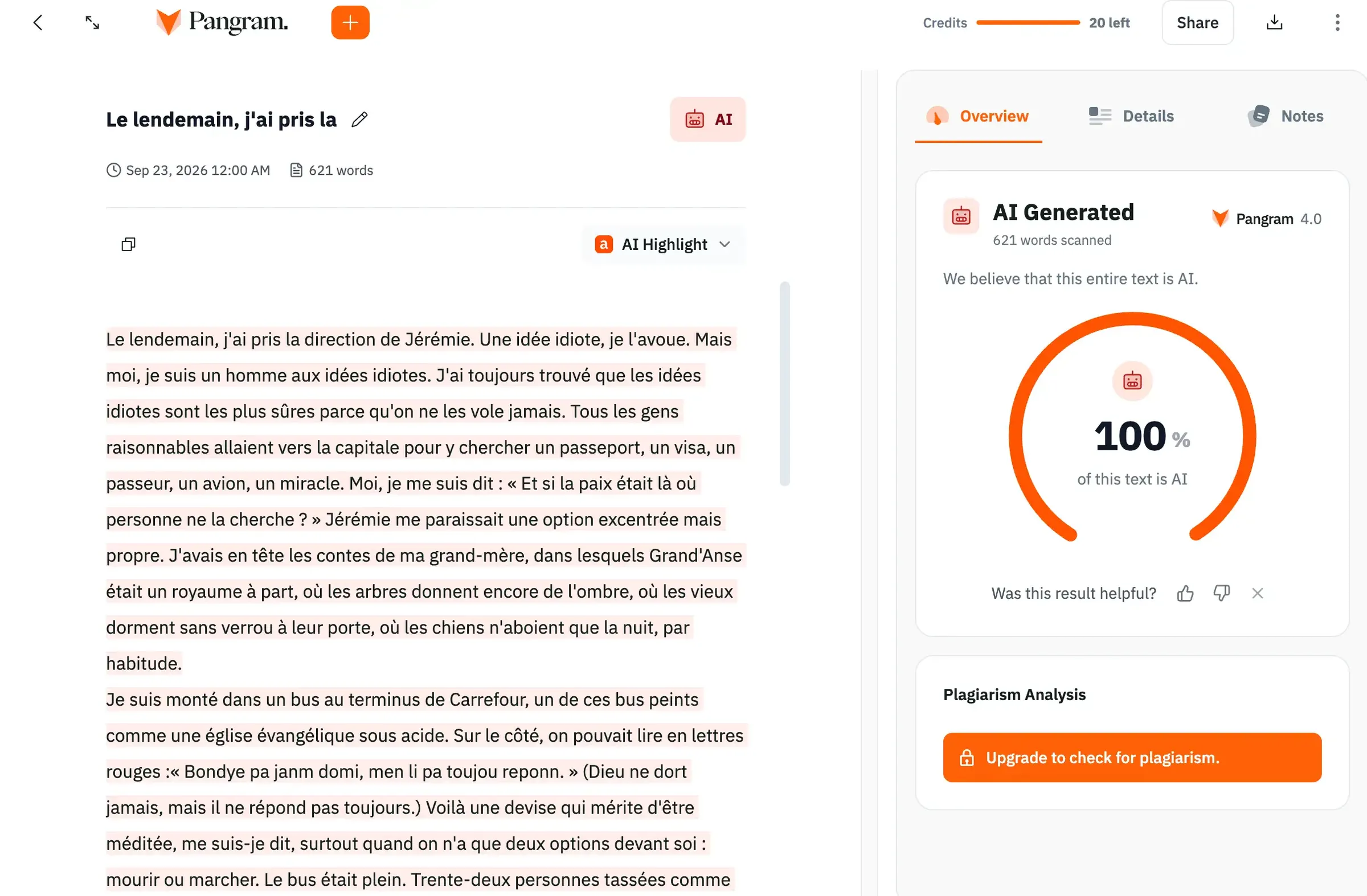 Thélyson Orélien serait inhumain